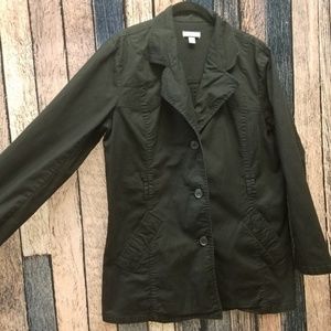 Croft & Barrow Black Unlined Jacket
